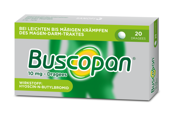 Buscopan® 10 mg – Dragees, A-Nr.: 3521828 - 01