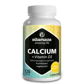 Vitamaze Calcium 300mg +Vit.D3 200IE vegetarisch, A-Nr.: 5273990 - 01