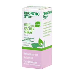 Bronchostop direkt Hals- und Rachenspray, A-Nr.: 3915817 - 01