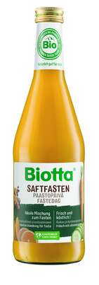 Sie sehen eine Packung Biotta Saftfasten Bio, Produktbild: 01 Biotta Saftfasten Bio, A-Nr.: 5620931 - 01