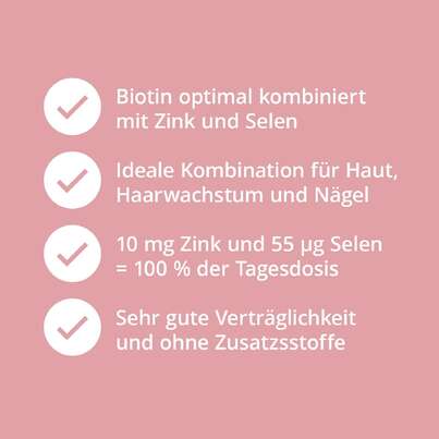 Sie sehen eine Packung Casida Biotin Komplex mit Zink + Selen, Produktbild: 03 Casida Biotin Komplex mit Zink + Selen, A-Nr.: 5463615 - 03