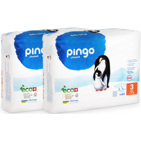 Bio Windeln Nr.3 Midi Jumbo 4-9kg Pinguin – Pingo Swiss, A-Nr.: 4559566 - 01