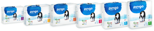 Sie sehen eine Packung Bio Windeln Nr.2 Mini 3-6kg Pinguin – Pingo Swiss, Produktbild: 03 Bio Windeln Nr.2 Mini 3-6kg Pinguin – Pingo Swiss, A-Nr.: 4559520 - 03