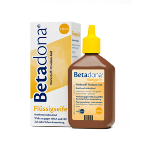 Betadona® Flüssigseife 120 ml, A-Nr.: 4465569 - 01