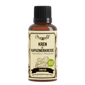 Auwald® - Kren &amp;amp; Kapuzinerkresse - BIO Tropfen (Auszug, Extrakt, Essenz), A-Nr.: 5709536 - 01