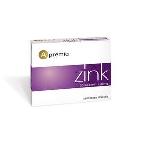 Apremia Zink 30mg Kapseln, A-Nr.: 3936044 - 01