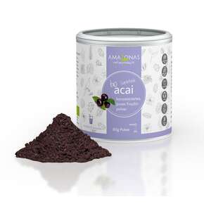 BIO Acai Fruchtpulver aus Brasilien, 100% pur, der natürliche Zellschutz, 80g, A-Nr.: 5228972 - 01