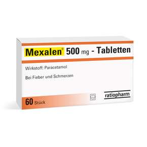 Mexalen® 500 mg Tabletten, A-Nr.: 3909780 - 01