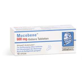 Mucobene® 600 mg lösbare Tabletten, A-Nr.: 1342470 - 01