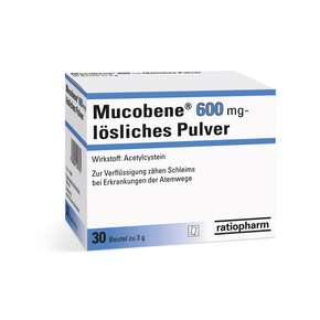 Mucobene® 600 mg lösliches Pulver, A-Nr.: 1269750 - 01