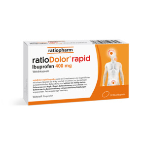 ratioDolor® rapid Ibuprofen 400 mg Weichkapseln, A-Nr.: 5526563 - 01