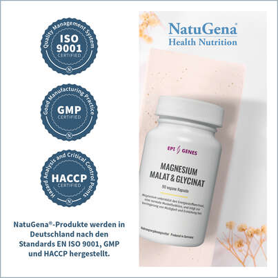 NatuGena Magnesium Malat &amp; Glycinat Kapseln, A-Nr.: 5699306 - 03