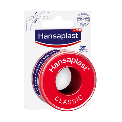 Hansaplast Fixierpflaster Classic 5m x 2,5cm, A-Nr.: 3287427 - 01