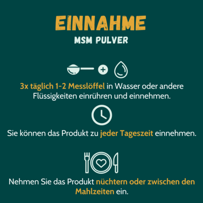 MSM-Pulver 100 g Methylsulfonylmethan, A-Nr.: 4851290 - 02