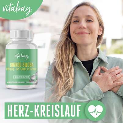 Vitabay Ginkgo Biloba 6000 mg Kapseln, A-Nr.: 5881181 - 03