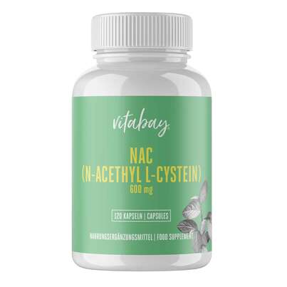 Vitabay NAC (N-ACETHYL L-CYSTEIN) 600 mg Kapseln, A-Nr.: 5878150 - 01