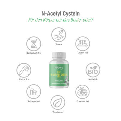 Vitabay NAC (N-ACETHYL L-CYSTEIN) 600 mg Kapseln, A-Nr.: 5878150 - 03