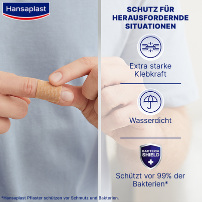 Hansaplast Extra Robust Waterproof Strips, A-Nr.: 3938899 - 02
