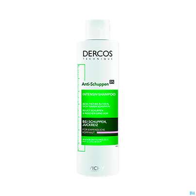 Shampoon Vichy/dercos Anti-schuppen Pflege Sensitiv 200ml, A-Nr.: 5606718 - 02