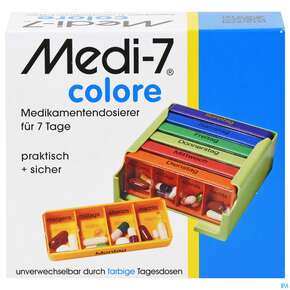 Medikamentendosierer Medi-7 -pharmag 1 Woche Colore 1st, A-Nr.: 4744223 - 01