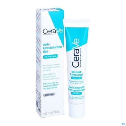 Sie sehen eine Packung Cerave Anti-unreinheiten Gel 40ml, Produktbild: 05 Cerave Anti-unreinheiten Gel 40ml, A-Nr.: 5672951 - 05