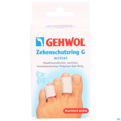 Zehen Schutzring Gehwol Textilfrei g Mittel Nr 64 2st, A-Nr.: 2711923 - 01