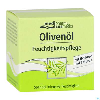 Sie sehen eine Packung Oliven Oel Dr.theiss Feuchtigkeitspflege 50ml, Produktbild: 05 Oliven Oel Dr.theiss Feuchtigkeitspflege 50ml, A-Nr.: 3204660 - 05
