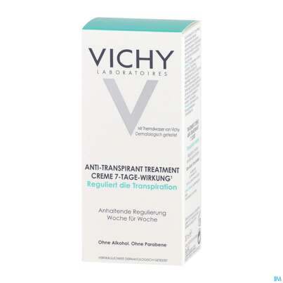 Sie sehen eine Packung Vichy Deocreme Regulierend 7 Tage Wirkung 30ml, Produktbild: 06 Vichy Deocreme Regulierend 7 Tage Wirkung 30ml, A-Nr.: 2618833 - 06
