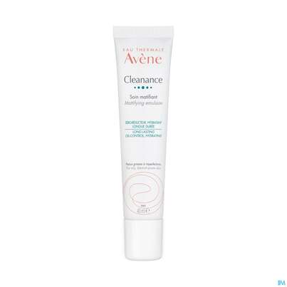 Sie sehen eine Packung Avene Cleanance Mattierende Emulsion 40ml, Produktbild: 06 Avene Cleanance Mattierende Emulsion 40ml, A-Nr.: 5379145 - 06