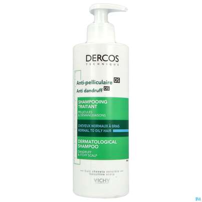 Shampoon Vichy/dercos Anti-schuppen Pflege Fettiges Haar 390ml, A-Nr.: 4491874 - 01