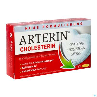 Arterin Tabl Cholesterin Bergamotte Pflanzliche Alternativ Lipidmanagm50000 30st, A-Nr.: 5182365 - 02