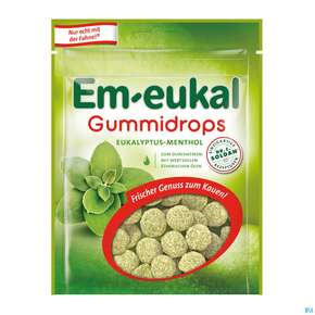 Em-eukal Gummidrops Zuckerhaltig Eukalyptus Menthol 90g, A-Nr.: 4335252 - 01
