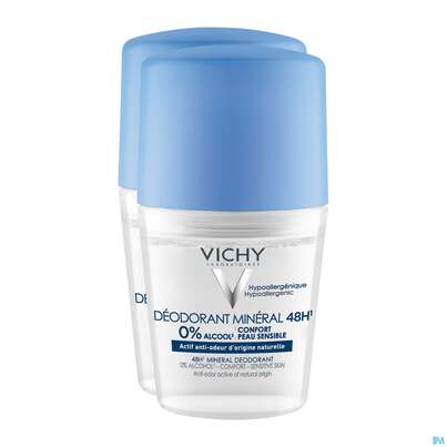 Vichy Deo/roll-on Mineral 48h 2x50m 100ml, A-Nr.: 4775620 - 07