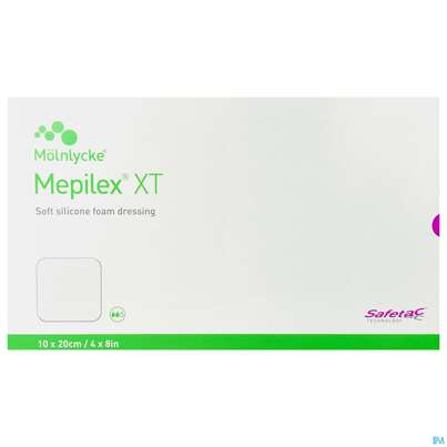 Wundverband Mepilex/xt Silikon 10x20cm 5st, A-Nr.: 4301572 - 02