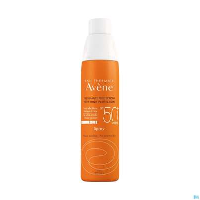 Sie sehen eine Packung Avène Sonnenspray Spf 50+ 200ml, Produktbild: 03 Avène Sonnenspray Spf 50+ 200ml, A-Nr.: 4995586 - 03