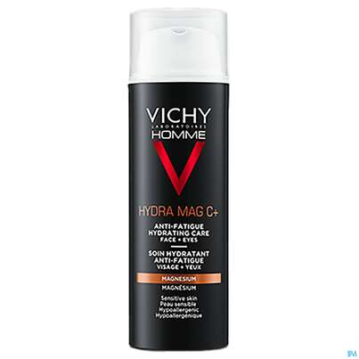 Sie sehen eine Packung Vichy Homme Hydra Mag C+ 50ml, Produktbild: 06 Vichy Homme Hydra Mag C+ 50ml, A-Nr.: 3828136 - 06