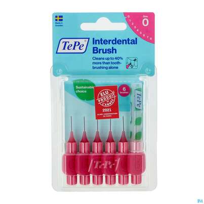 Tepe Interdentalbuersten 0,4mm Pink 6st, A-Nr.: 3698509 - 04