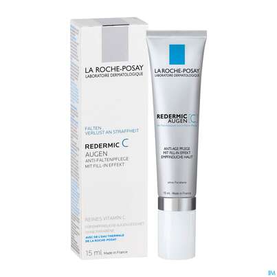 Sie sehen eine Packung La Roche Posay Gesichtspflege Redermic Anti-age Augen C 15ml, Produktbild: 04 La Roche Posay Gesichtspflege Redermic Anti-age Augen C 15ml, A-Nr.: 4032534 - 04