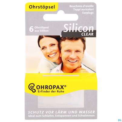 Ohrenschutz Ohropax Silicon g.laerm/wasser/wind Farbl 6st, A-Nr.: 3967375 - 01