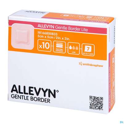 Wundverband Allevyn/gentle Border Lite 5x 5cm 10st, A-Nr.: 3946485 - 04