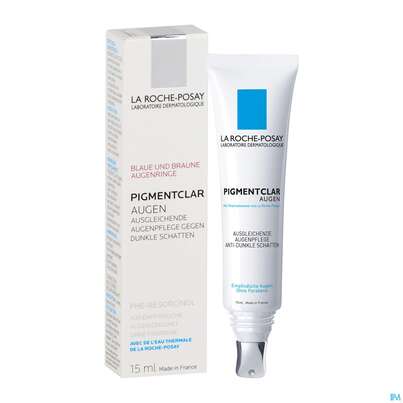 Sie sehen eine Packung La Roche Posay Gesichtspflege Anti-pigmentflecken Pigmentclar Augen 15ml, Produktbild: 03 La Roche Posay Gesichtspflege Anti-pigmentflecken Pigmentclar Augen 15ml, A-Nr.: 4164661 - 03