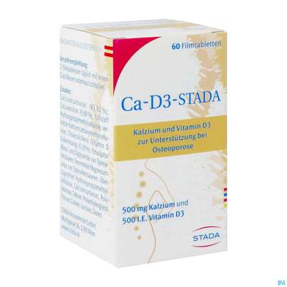 Sie sehen eine Packung Ca-d3-stada Filmtabl 60st, Produktbild: 02 Ca-d3-stada Filmtabl 60st, A-Nr.: 3532803 - 02
