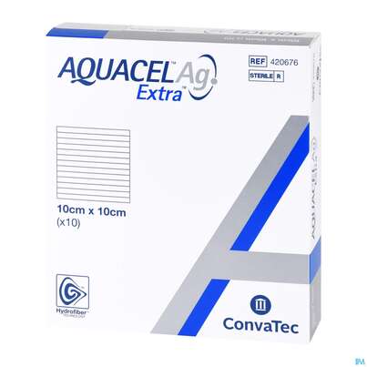 Convatec Aquacel Ag Extra 10x10 Cm, A-Nr.: 4145563 - 02