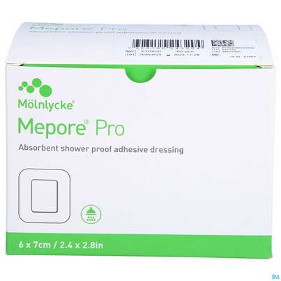 Mepore/pro Folienverband Steril 6x 7cm 60st, A-Nr.: 2393363 - 01