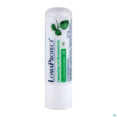 Sie sehen eine Packung Lomaprotect Lippenschutzstift Lsf 30 1st, Produktbild: 01 Lomaprotect Lippenschutzstift Lsf 30 1st, A-Nr.: 3049834 - 01