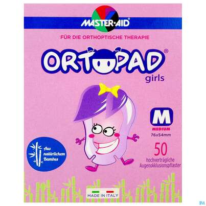 Augenokklusionspflaster Ortopad For Girls Medium 50st, A-Nr.: 3052960 - 01