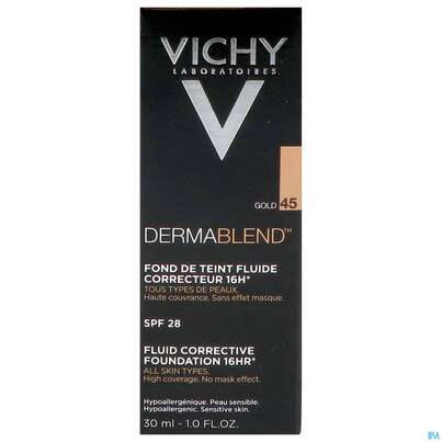 Vichy Dermablend Make-up 45 Gold 30ml, A-Nr.: 3044647 - 02