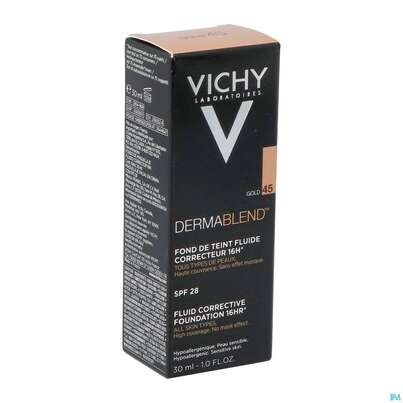 Vichy Dermablend Make-up 45 Gold 30ml, A-Nr.: 3044647 - 09