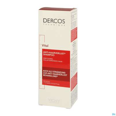 Shampoon Vichy/dercos Vital +vitamin +aminexil 200ml, A-Nr.: 1847394 - 02