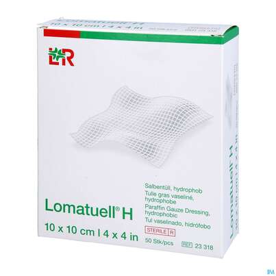 Salbenverband Lomatuell-h 10x 10cm 50st, A-Nr.: 1002892 - 02